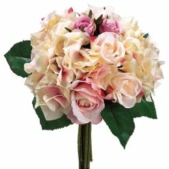 New 🌟 Fuchsia Rose & Hydrangea Bouquet by Allstate 🎁