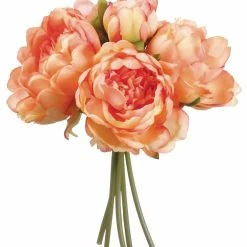 Outlet 🛒 24 Pack: Coral Peony Bouquet by Allstate 🧨