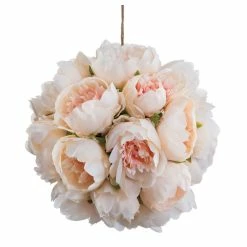 Deals 🧨 12 Pack: 10" Blush Peony Kissing Ball by Allstate 😀