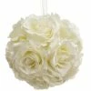 Coupon 🔥 6" Cream Rose Kissing Ball by Allstate 🥰