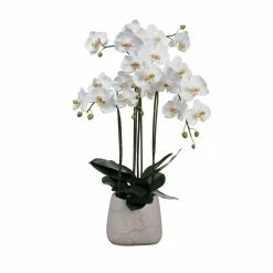 Best deal ✨ 35" Orchid Plant in Faux Marble Pot by Allstate 😀
